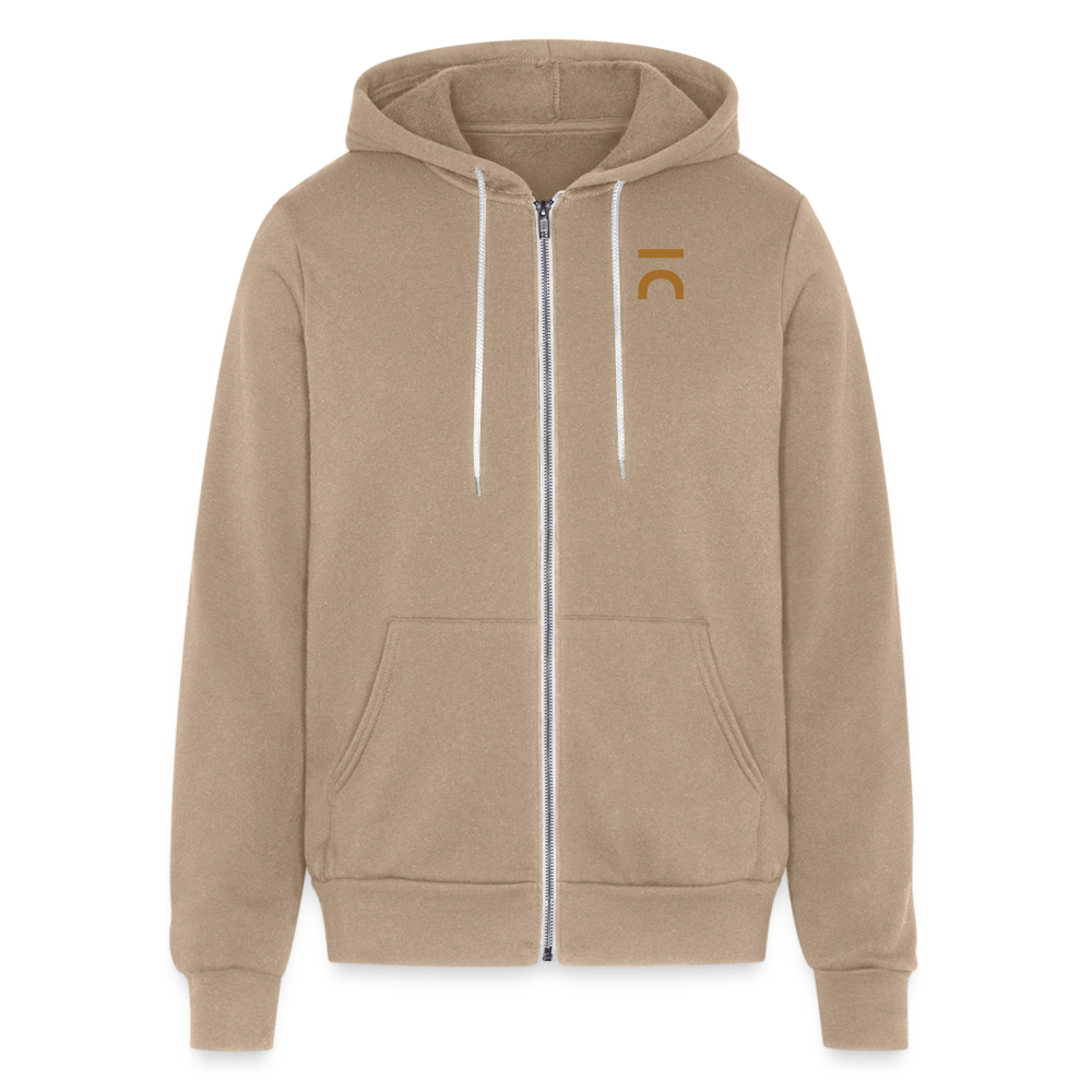 Bridge C&W Unisex Zip Hoodie - tan