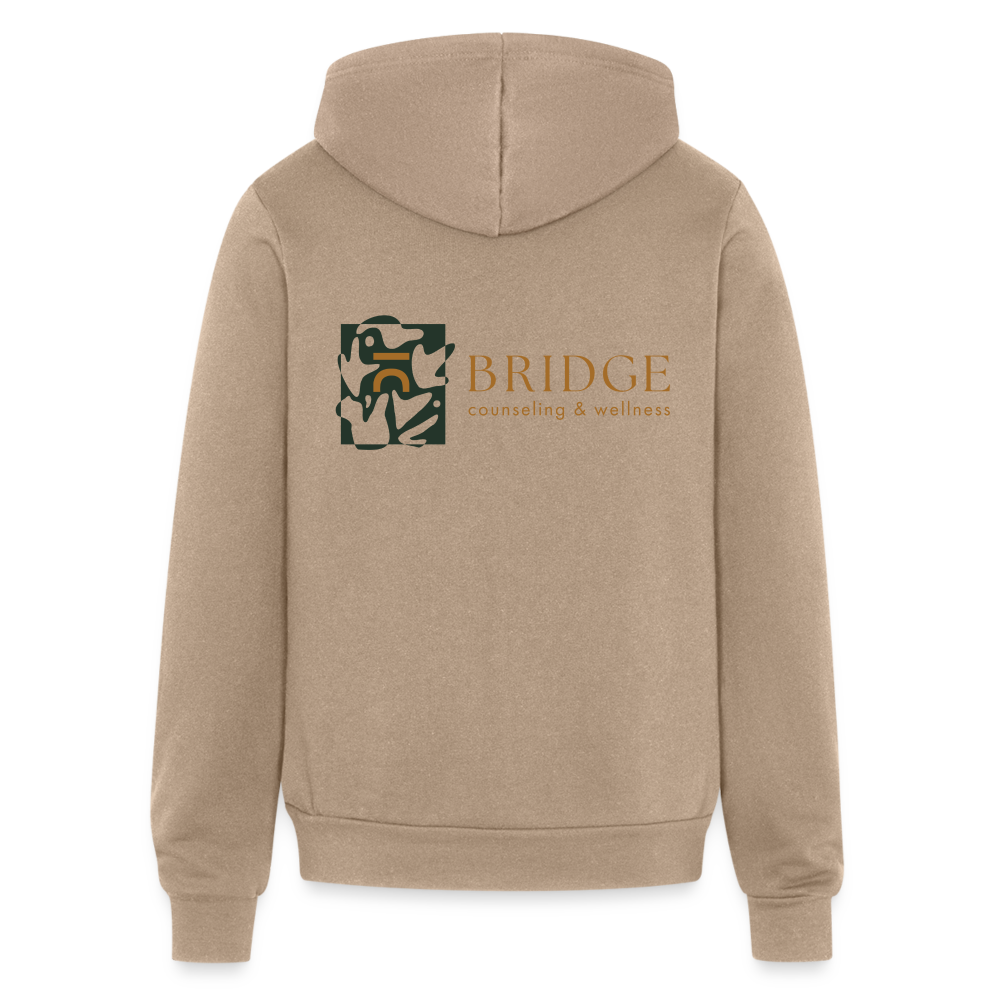 Bridge C&W Unisex Zip Hoodie - tan