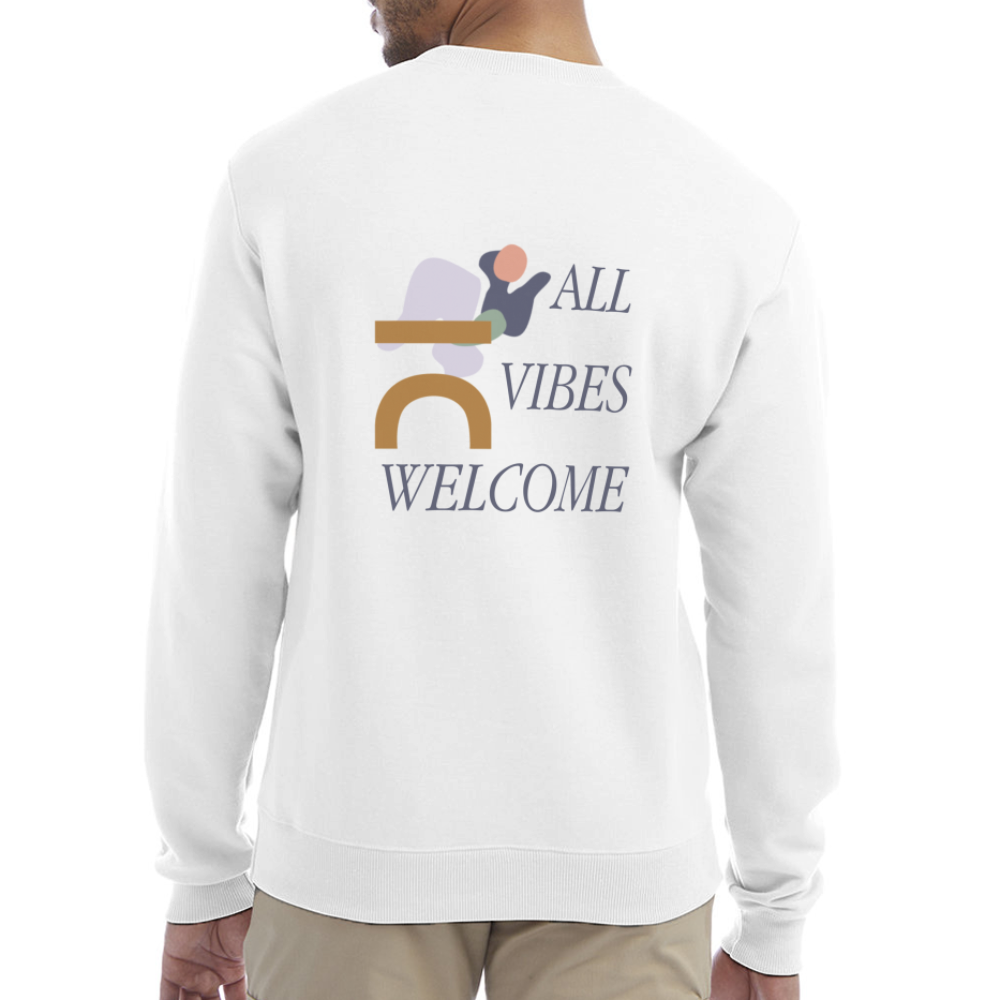 Bridge All Vibes Unisex Sweatshirt - white