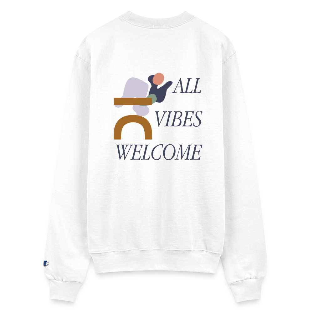 Bridge All Vibes Unisex Sweatshirt - white