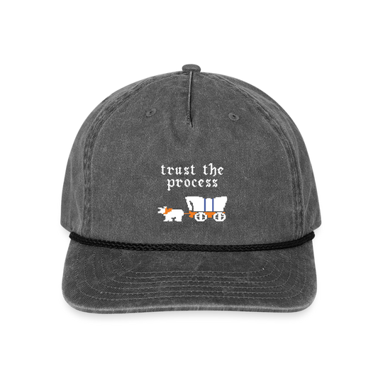 Trust the Process Day Off Hat - washed black