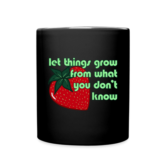 Grow Curious Mug - black